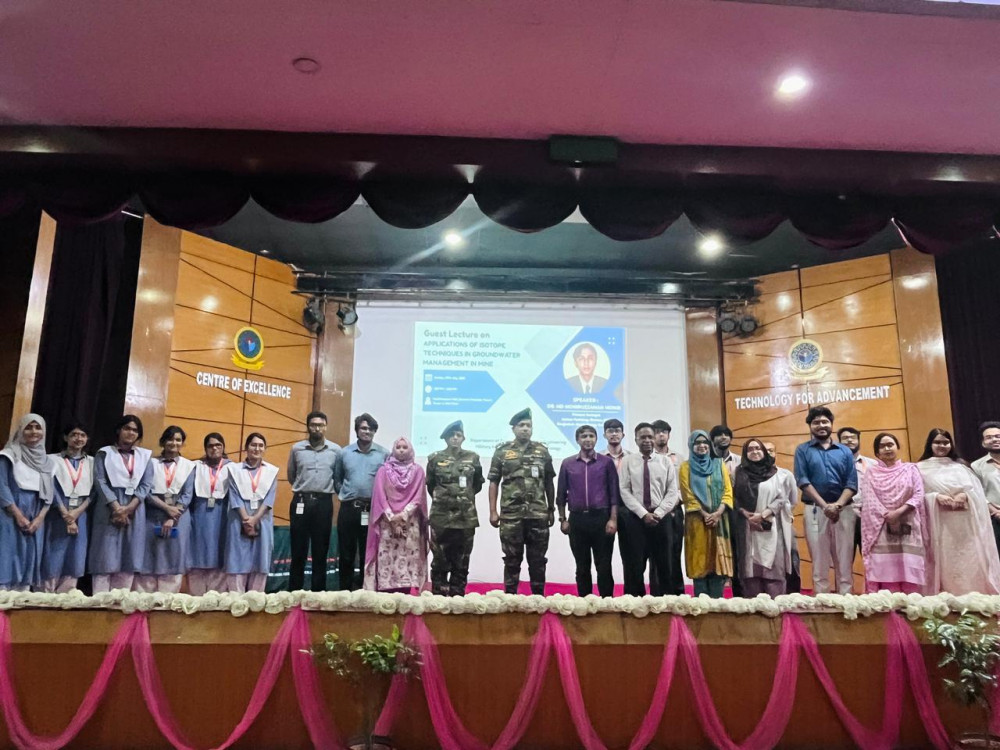 Guest Lecture on “Application of Isotope Techniques in Groundwater Management in Mines”